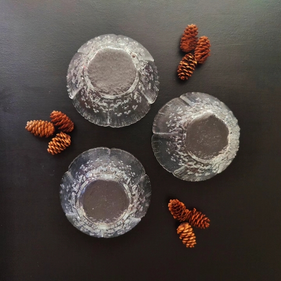 3 Glass bowls | Perti Kallioinen | Laisepät Mäntsälä (Finland 🇫🇮 ) Heinä - Picture 11 of 12